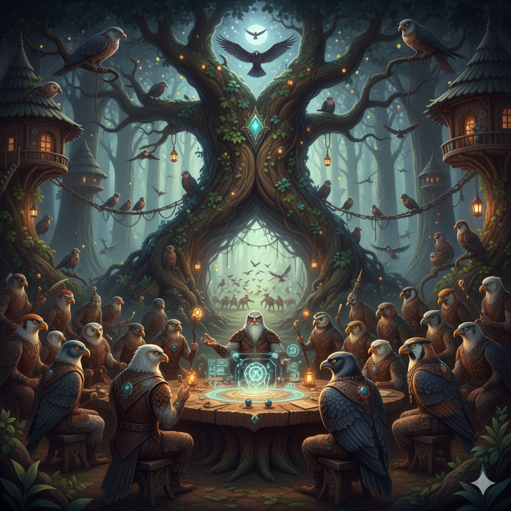 Kanatlıların Meclisi: Yarasa’nın Zaferi ve Kartal’ın Kutsal Sırları