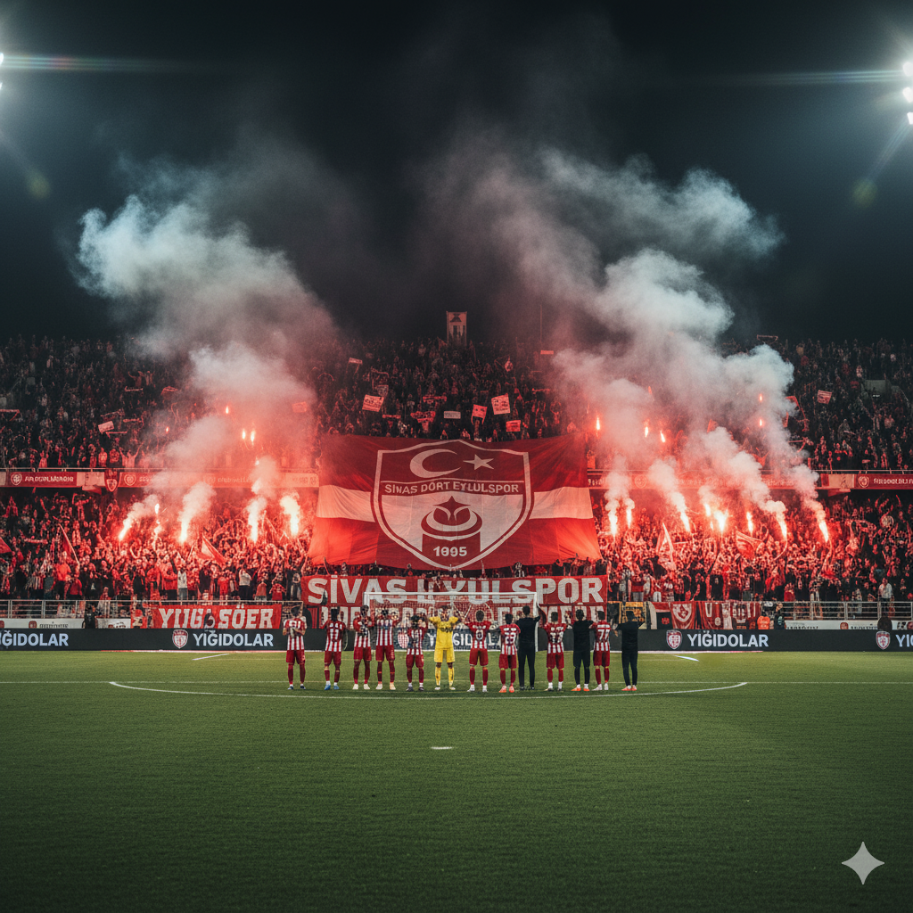 Sivas Dört Eylülspor’un Zirveden Düşüşü: 1. Lig’in Eşiğinden Amatör Kümeye